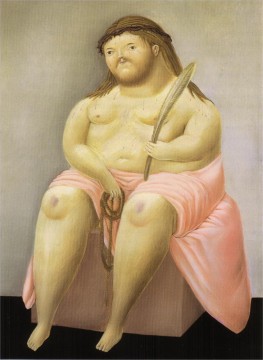 Fernando Botero Painting - Ecce Homo Fernando Botero